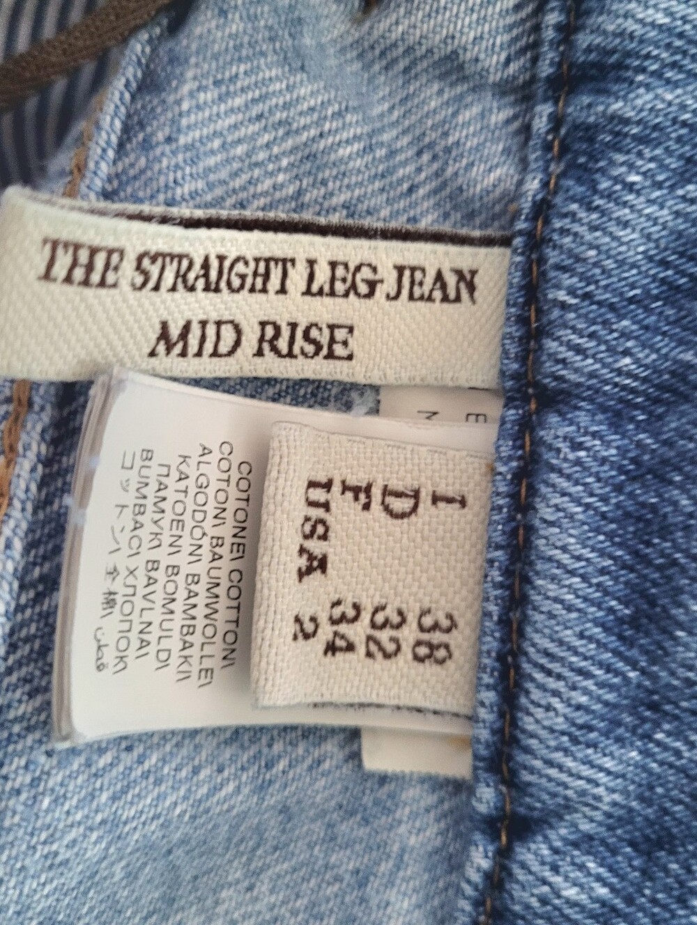 Brunello Cucinelli Mid Rise Straight Leg Jeans - Picture 4 of 4